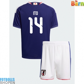 Billiga Japan Junya Ito #14 Hemmatröja Barn VM 2026 Kortärmad (+ Korta byxor)